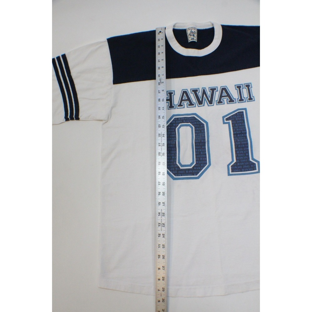Vintage HAWAII 01 Ringer T Shirt - Picture 3 of 11